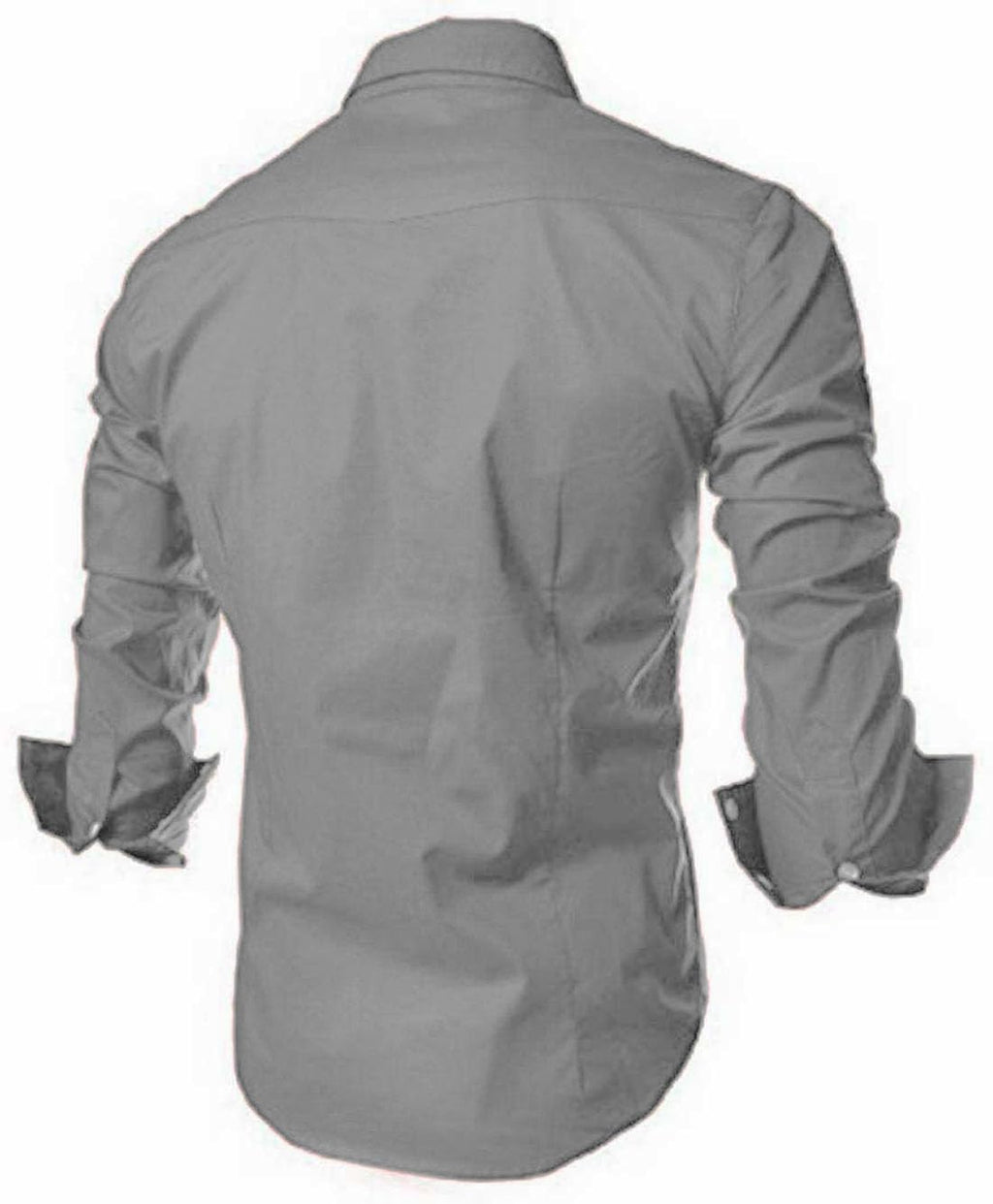 DEELMO Men's Cotton Blend Mandarin Collar Self One Design Full Sleeve Casual Short Kurta