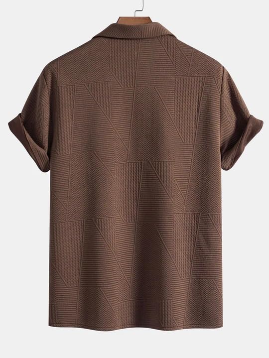Leriya Fashion Shirt for Man | Mens Casual Shirts | Shirt for Man| Shirts for Mens Stylish |Half Sleeve Button Down Textured Summer Wear (Available in Plus Sizes)