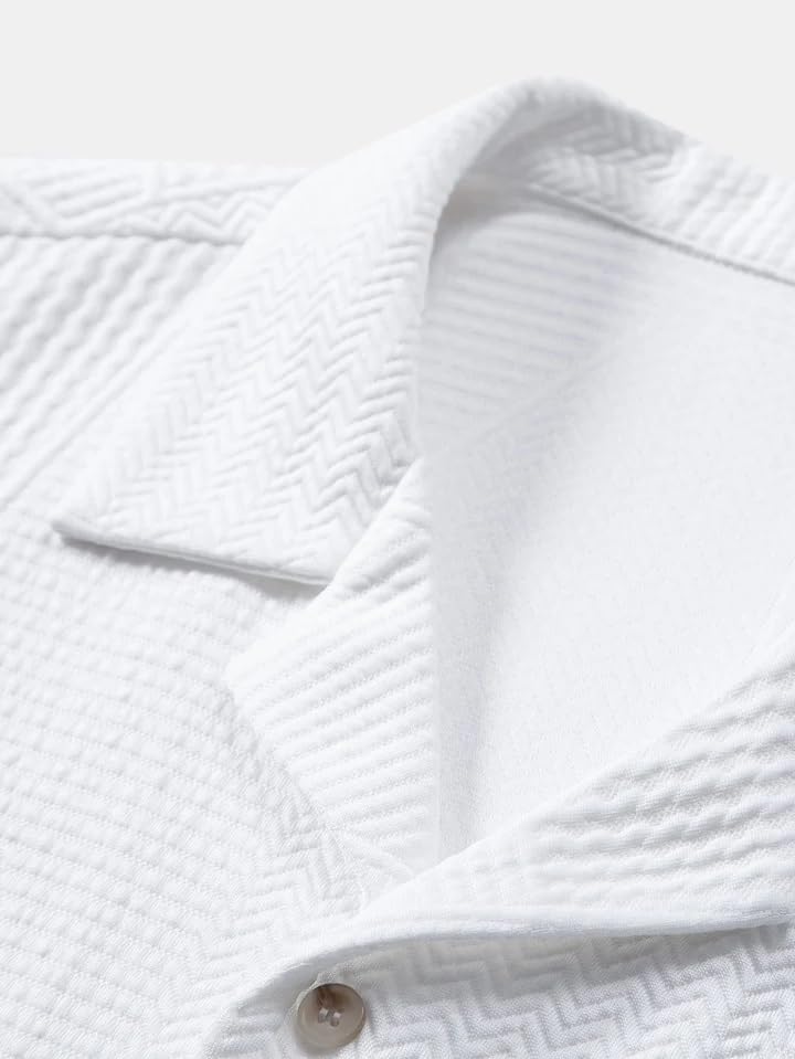 Leriya Fashion Shirt for Man | Mens Casual Shirts | Shirt for Man| Shirts for Mens Stylish |Half Sleeve Button Down Textured Summer Wear (Available in Plus Sizes)