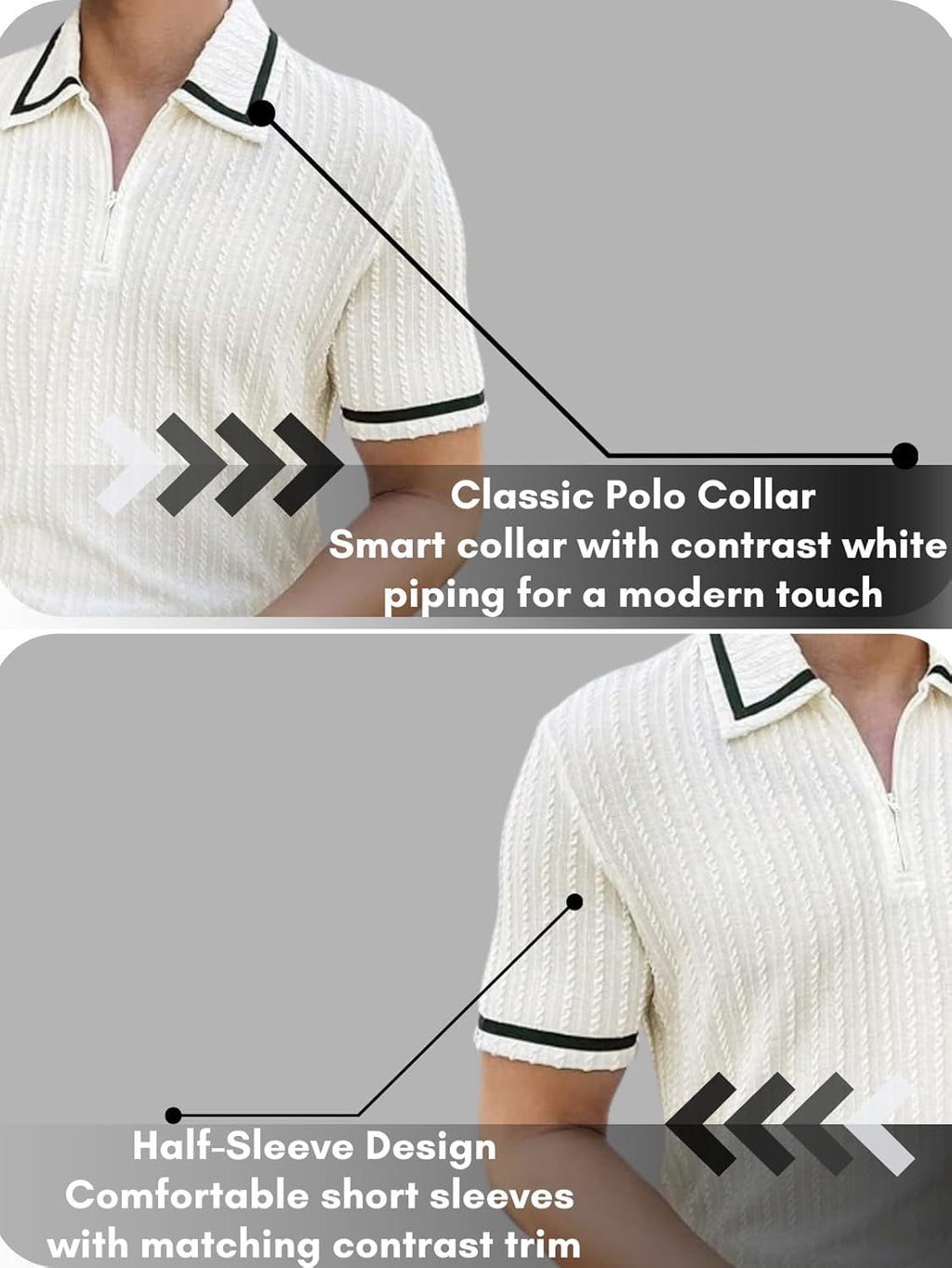 GRECIILOOKS Men's Polycotton Regular Fit Stylish Half Sleeve Casual T-Shirt Plain & Trendy (Available in Plus Size and Combo Pack of 2)