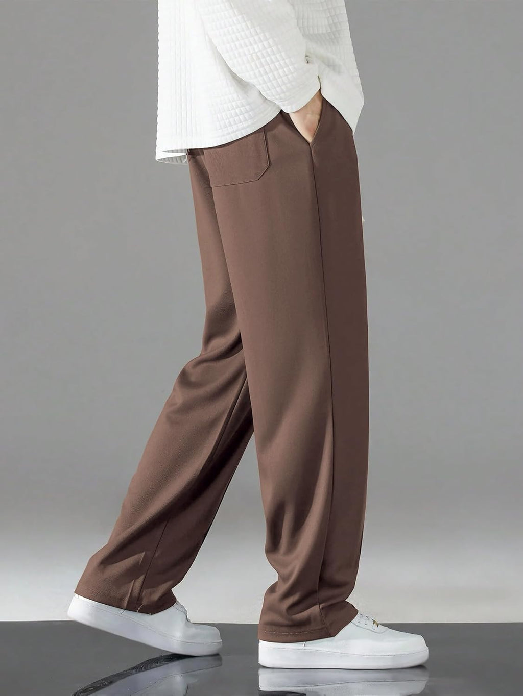 GRECIILOOKS Men's Lycra Cargo Track Pants – Loose Fit Joggers for Men | Korean Style Travel & Lounge Wear with Pockets (Available in Plus Size and Combo Pack of 2)