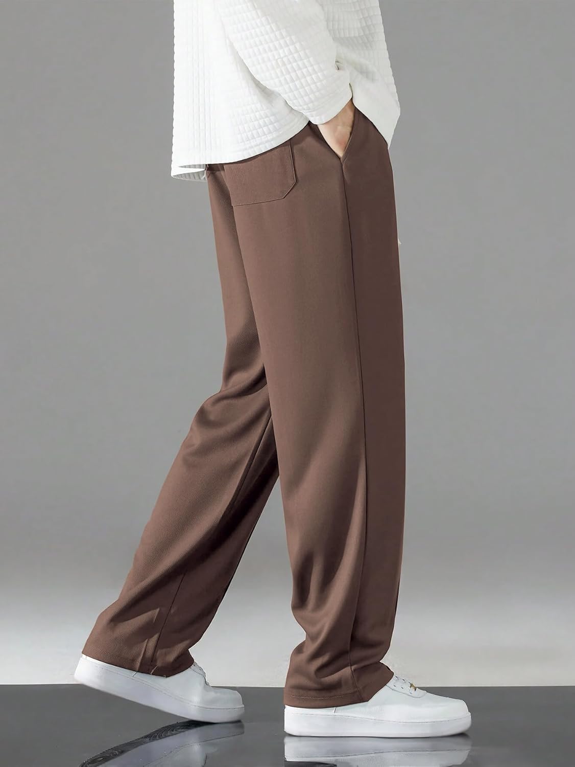 GRECIILOOKS Men's Lycra Cargo Track Pants – Loose Fit Joggers for Men | Korean Style Travel & Lounge Wear with Pockets (Available in Plus Size and Combo Pack of 2)