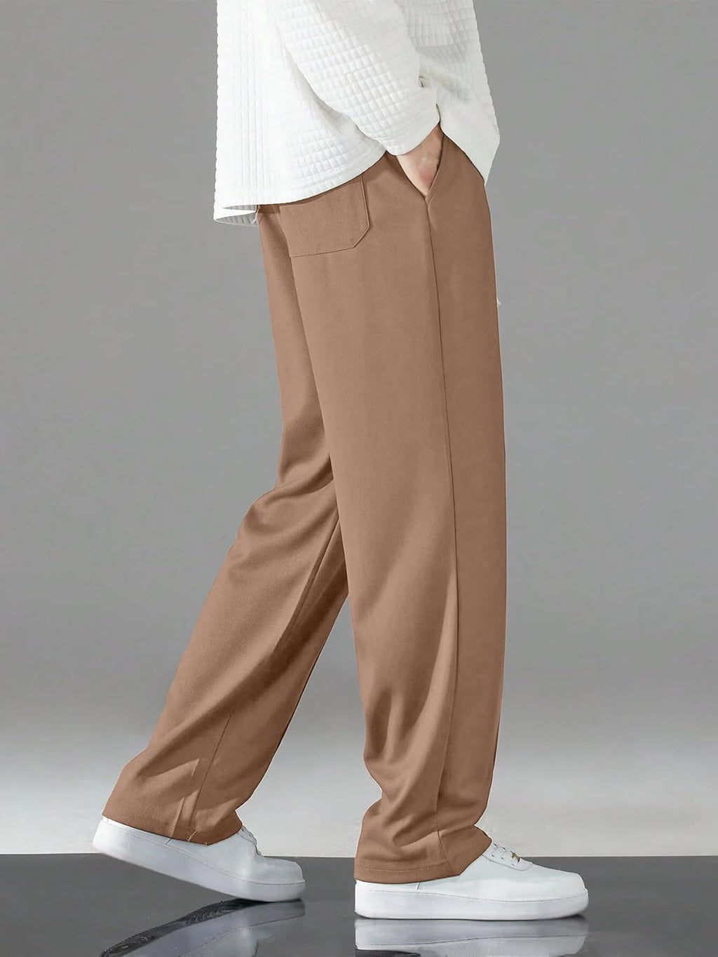 GRECIILOOKS Men's Lycra Cargo Track Pants – Loose Fit Joggers for Men | Korean Style Travel & Lounge Wear with Pockets (Available in Plus Size and Combo Pack of 2)