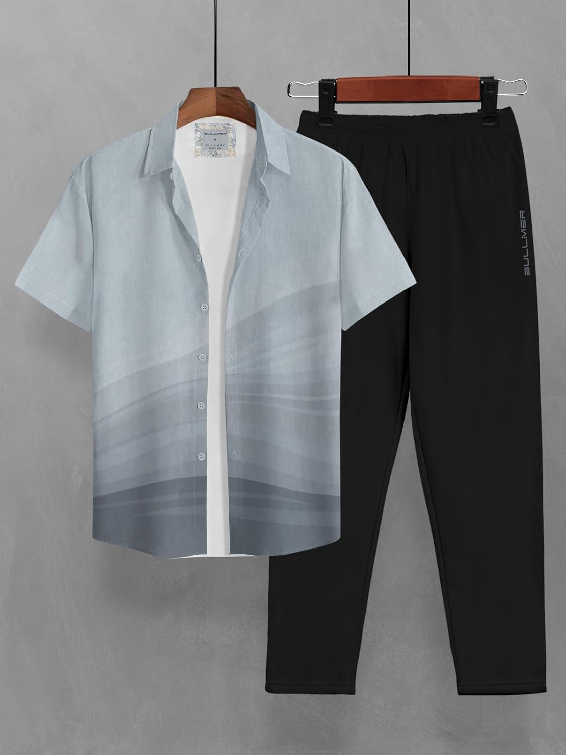 BULLMER Clothing Set with Trendy Shirt & Pants Co-ords for Men