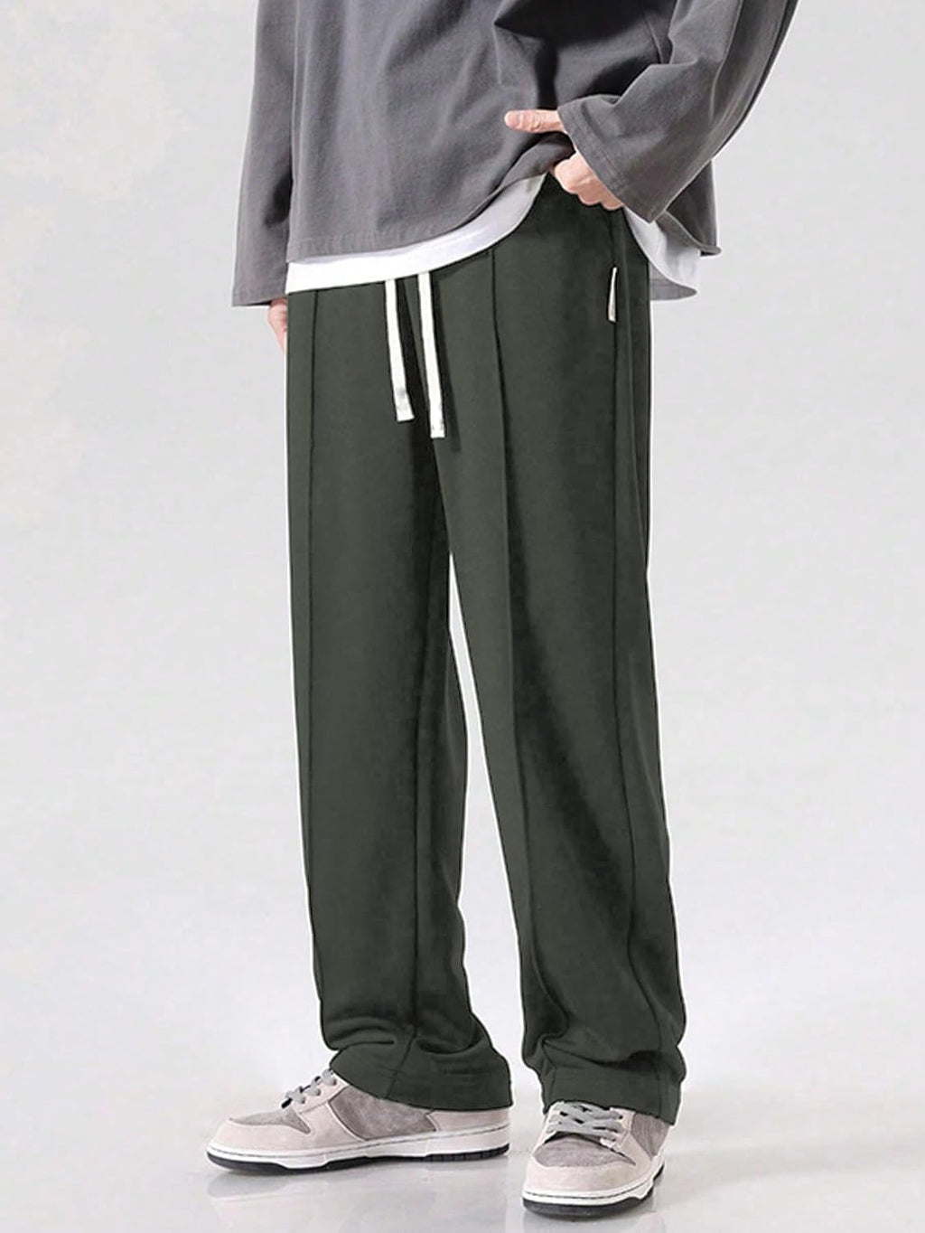 GRECIILOOKS Men's Lycra Cargo Track Pants – Loose Fit Joggers for Men | Korean Style Travel & Lounge Wear with Pockets (Available in Plus Size and Combo Pack of 2)