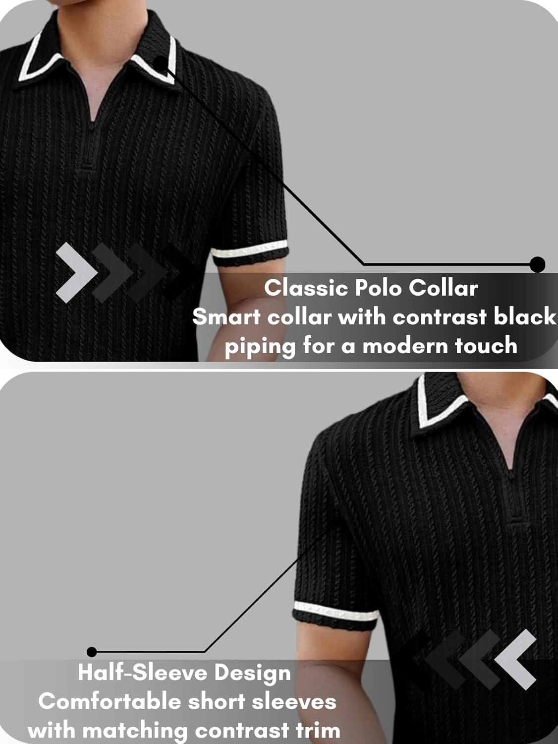 GRECIILOOKS Men's Polycotton Regular Fit Stylish Half Sleeve Casual T-Shirt Plain & Trendy (Available in Plus Size and Combo Pack of 2)