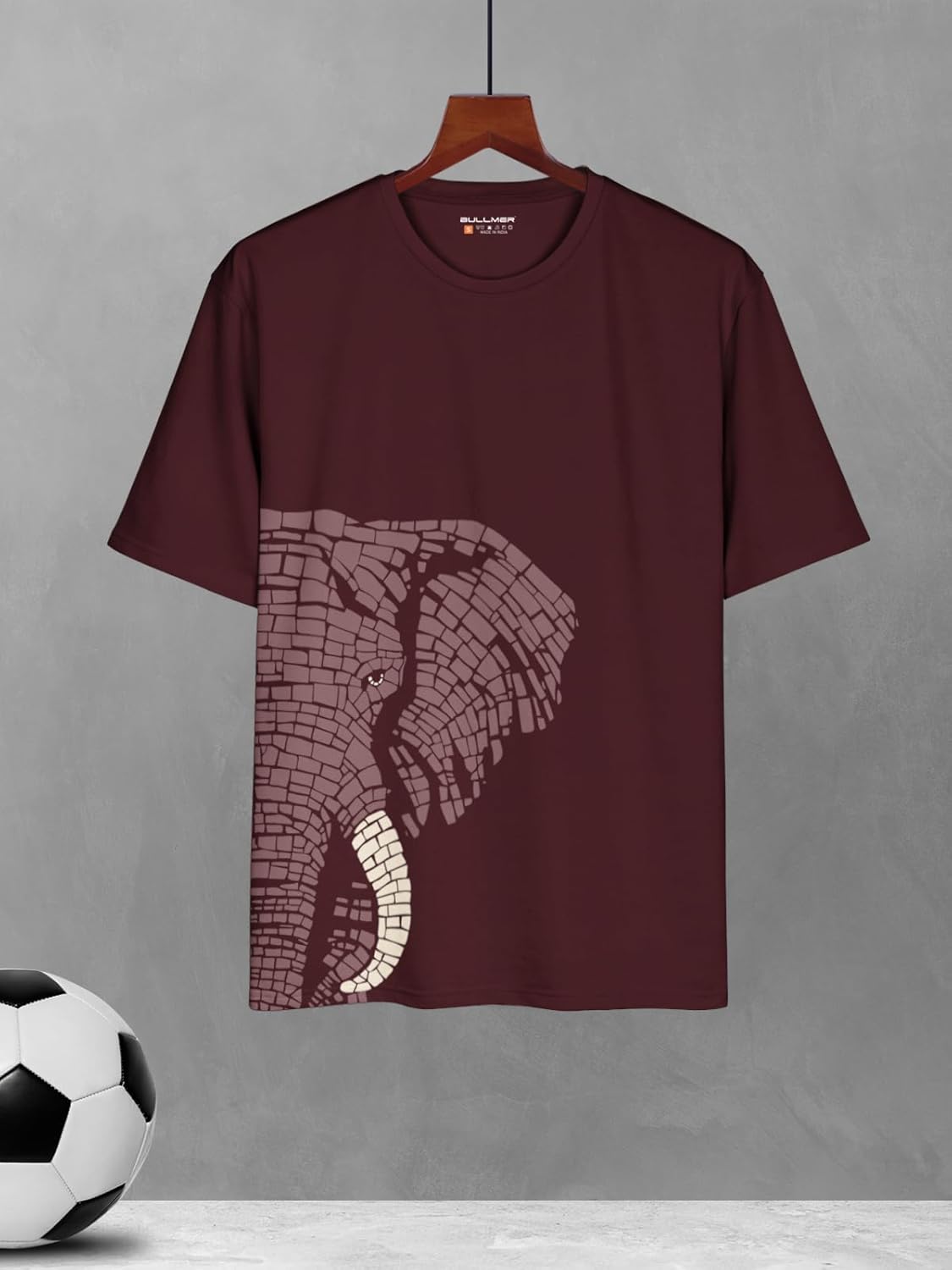 BULLMER Trendy Clothing Set with Oversized T-Shirt & Pants Co-ords for Men