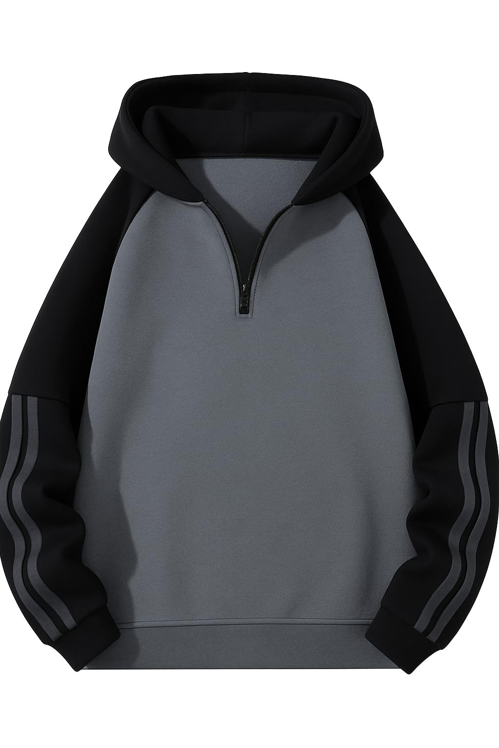 FN3 Half Zipper Color Block Hooded Sweatshirt for Men | Hoodies for Men