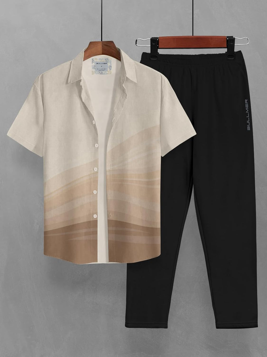 BULLMER Clothing Set with Trendy Shirt & Pants Co-ords for Men