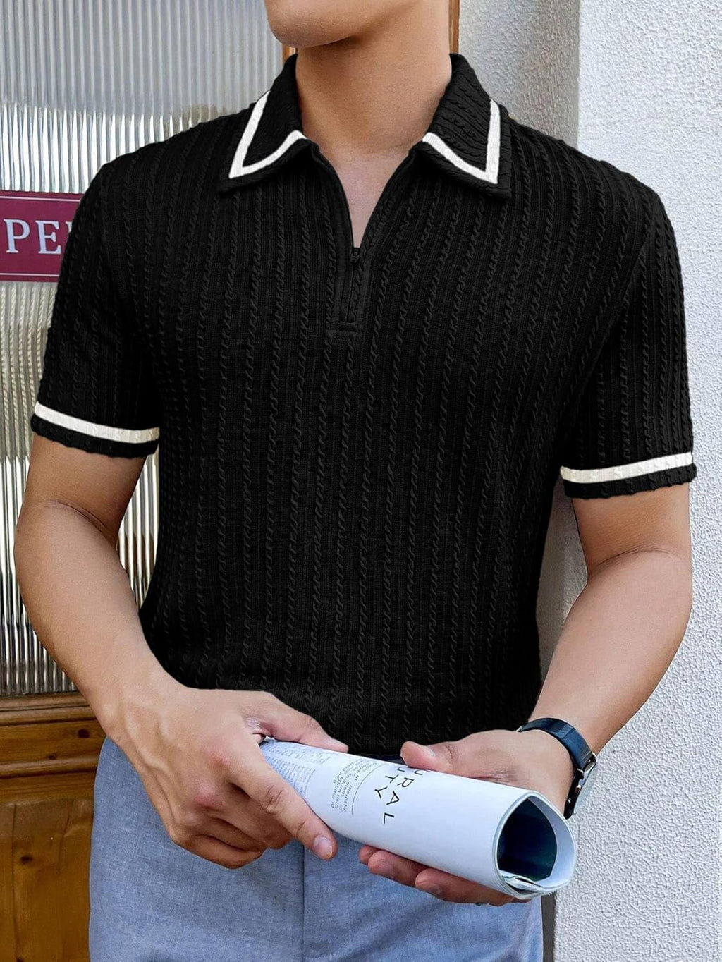 GRECIILOOKS Men's Polycotton Regular Fit Stylish Half Sleeve Casual T-Shirt Plain & Trendy (Available in Plus Size and Combo Pack of 2)