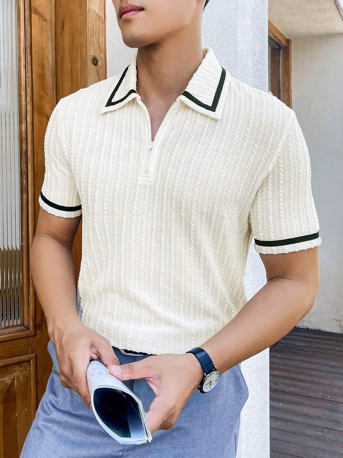 GRECIILOOKS Men's Polycotton Regular Fit Stylish Half Sleeve Casual T-Shirt Plain & Trendy (Available in Plus Size and Combo Pack of 2)