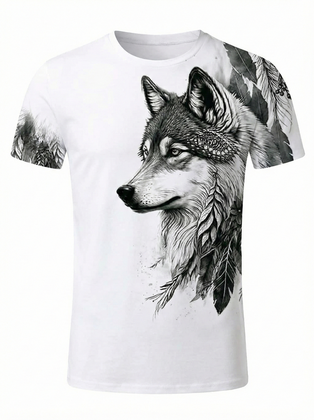 Men's Waffle Knit Crew-Neck T-Shirt (Pack of 1)